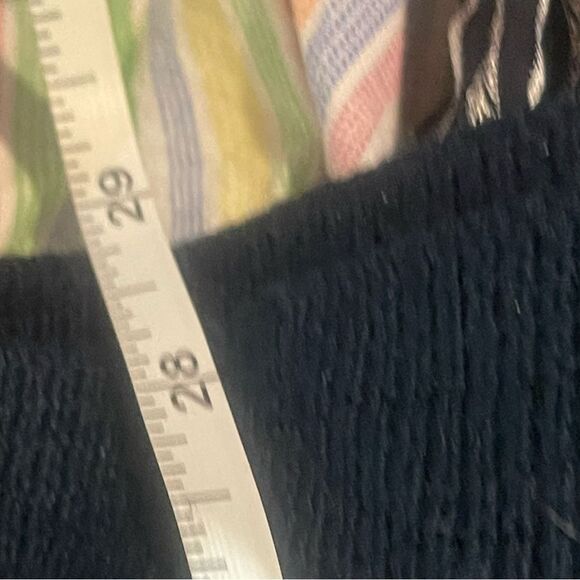 Christian Dior Vintage Monsieur V-Neck Sweater XL Blue Embroidered Logo 80s 90s - Picture 5 of 6